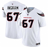 Men & Women & Youth Houston Texans #67 Ed Ingram White 2025 F.U.S.E. Vapor Limited Stitched Jersey,baseball caps,new era cap wholesale,wholesale hats